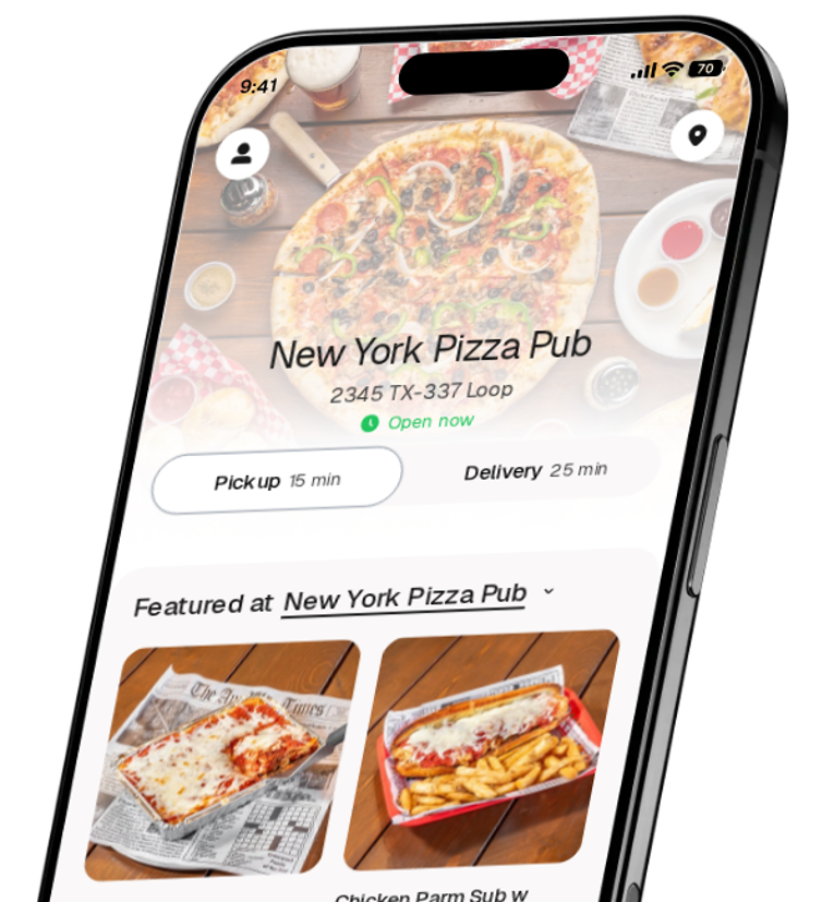 New York Pizza Pub app preview